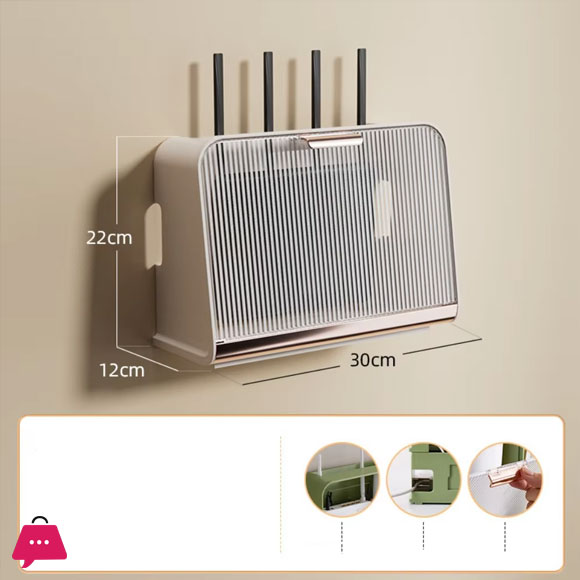 Multi-purpose WiFi Router Storage Box Large