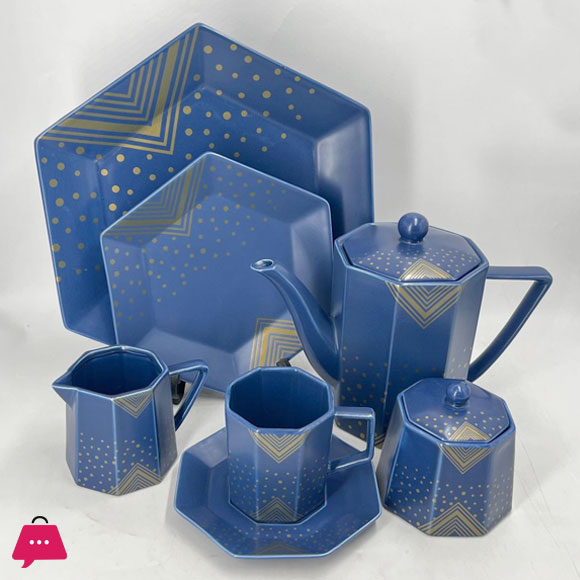 Oxford Hexagon Tea Set of 24 Piece