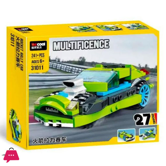 Person Car Models Building Blocks Toys for Children DIY Model 241Pcs
