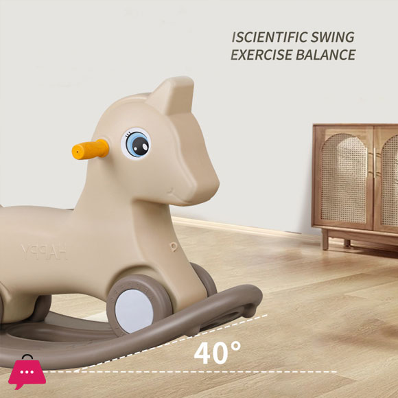 Rocking Horse Childrens Riding Baby Yo-Yo Car 2 in 1 Baby First Birthday Gift Rocking Horse