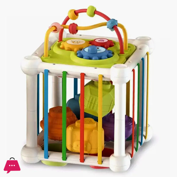 Sobebear Multifunction Shape Sorting Box Sensory Toy For Babies