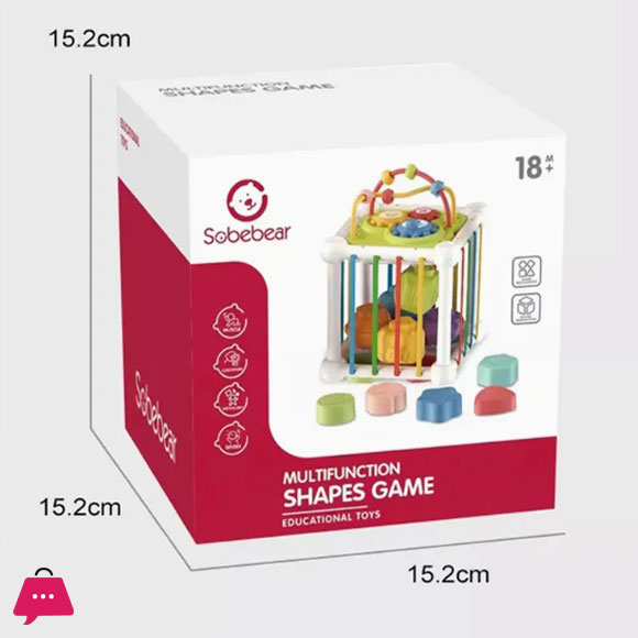 Sobebear Multifunction Shape Sorting Box Sensory Toy For Babies