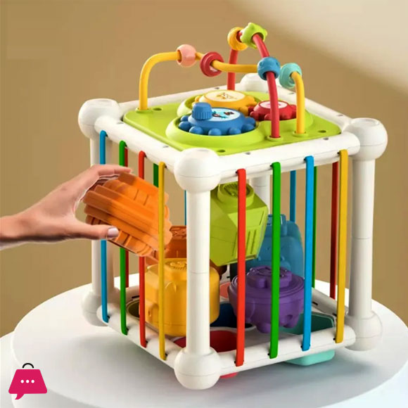 Sobebear Multifunction Shape Sorting Box Sensory Toy For Babies