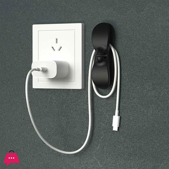10-Pcs Silicone Cord Winder Holder Clip Kitchen Organizer Cord Wrapper