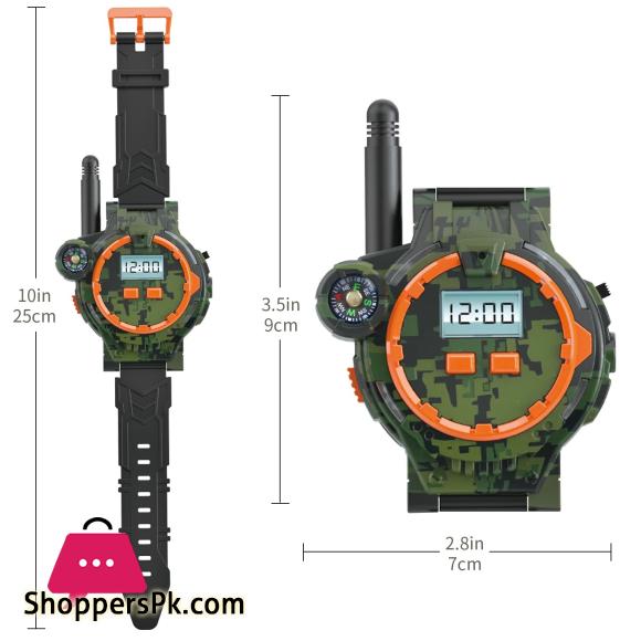 2 Pieces Rechargeable Walkie Talkies for Kids Radio Walky Talky with Flashlight