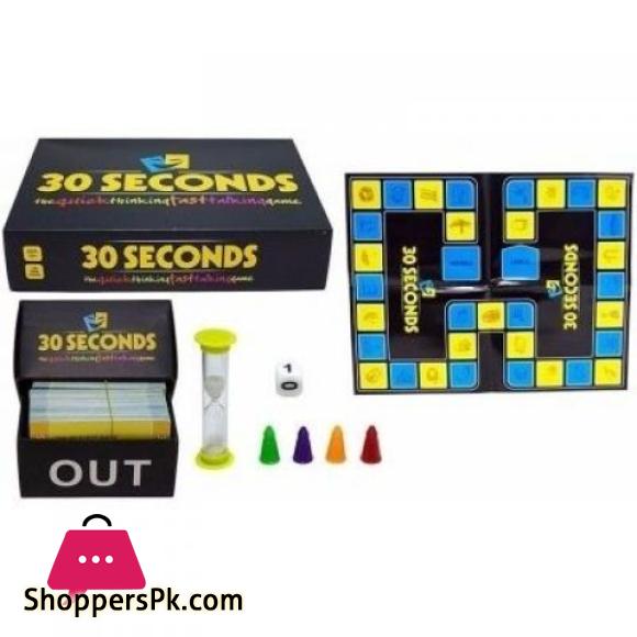 30 SECONDS Board Game Senior No 0143 Birthday gift and family game