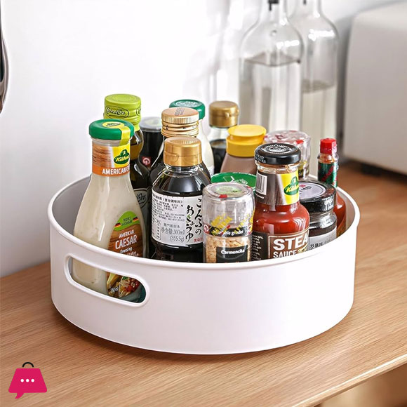 360 Rotating Storage Tray Multi-Functional Set of 2
