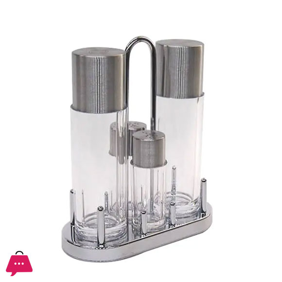 4-Piece Acrylic Condiment Set