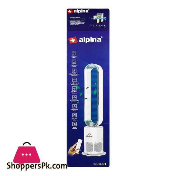 Alpina Electric Fan & Air Purifier 220-240V SF-5001