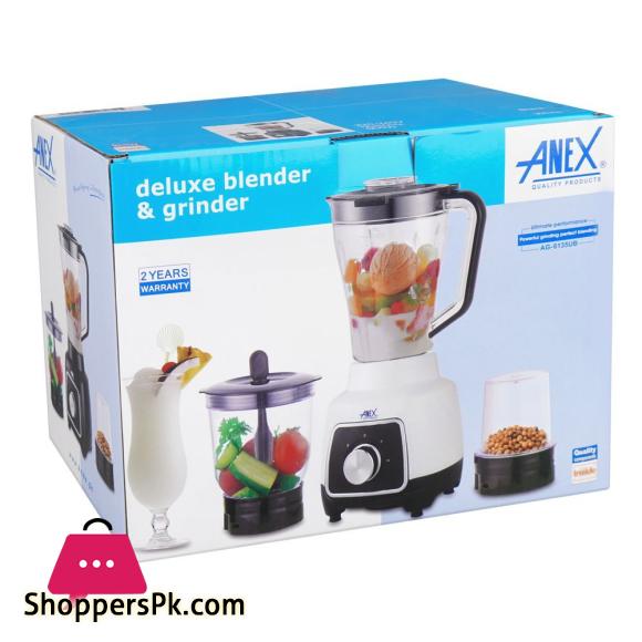 Anex Deluxe Blender & Grinder Black AG-6135UB