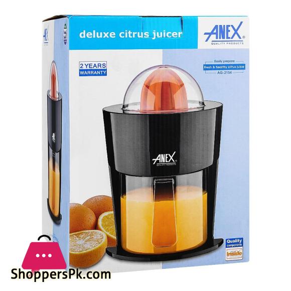 Anex Deluxe Citrus Juicer, 850ml Capacity, 40W Black AG-2154