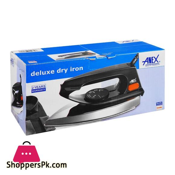 Anex Deluxe Dry Iron 1000W AG-1072