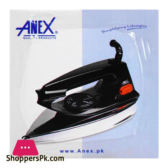 Anex Deluxe Dry Iron 1000W AG-1072