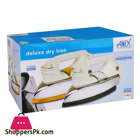 Anex Deluxe Dry Iron 1000W AG-1076B