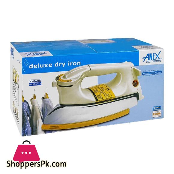 Anex Deluxe Dry Iron 1000W AG-1079B