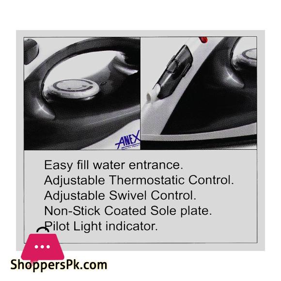 Anex Deluxe Dry Iron 1200W AG-2077