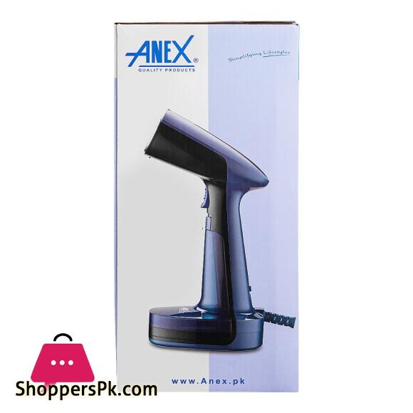 Anex Deluxe Handy Garment Steamer 1900W Detachable Tank Grey & Black AG-1019