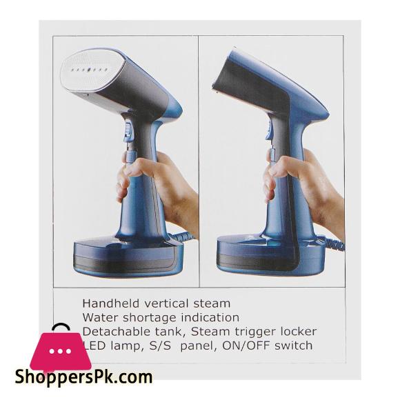 Anex Deluxe Handy Garment Steamer 1900W Detachable Tank Grey & Black AG-1019