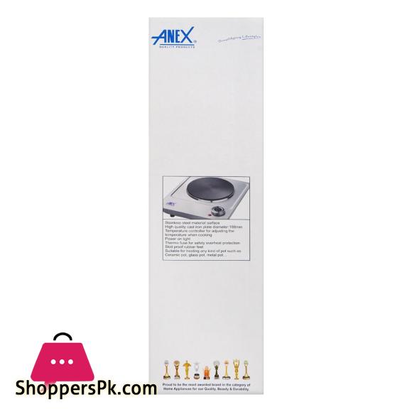 Anex Deluxe Hot Plate, Electric Cooker 1500W AG-3061
