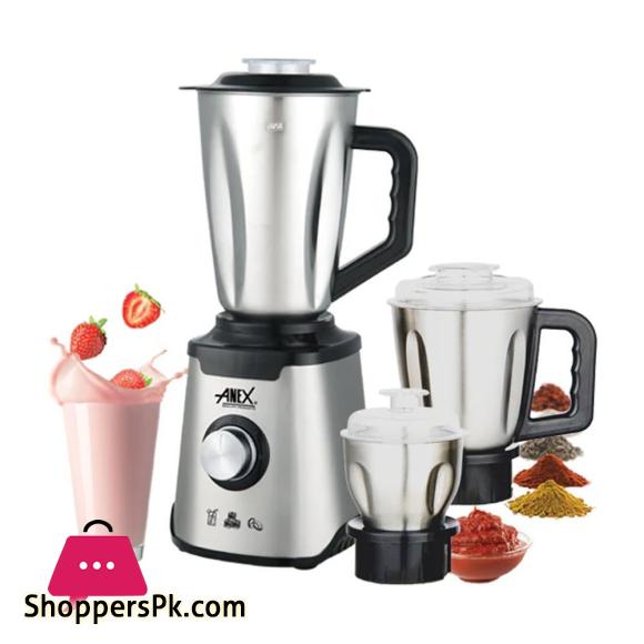 Anex Deluxe Stainless Steel Blender & Grinder AG-6133SS