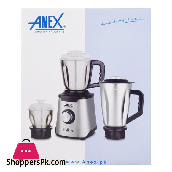 Anex Deluxe Stainless Steel Blender & Grinder AG-6133SS