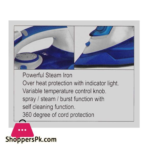 Anex Deluxe Steam Iron 2000W AG-1028