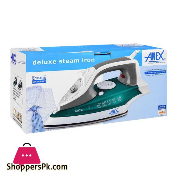 Anex Deluxe Steam Iron 2200W AG-1025