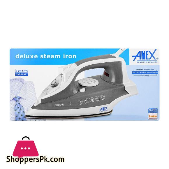 Anex Deluxe Steam Iron 2200W AG-1025