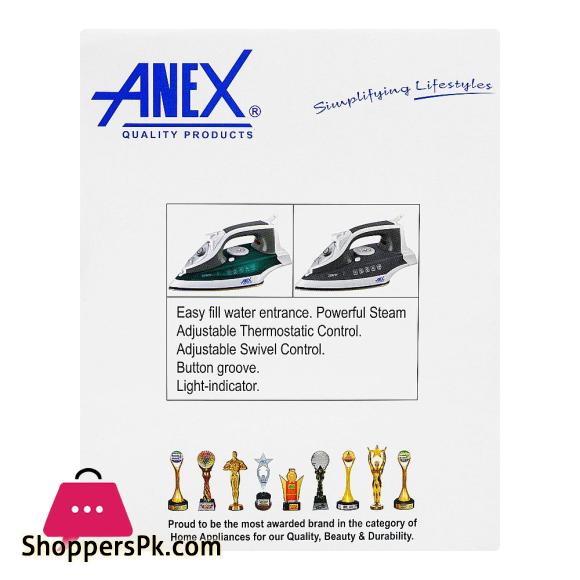 Anex Deluxe Steam Iron 2200W AG-1025