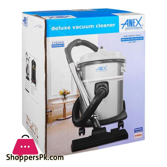 Anex Deluxe Vacuum Cleaner 1500W Black & Silver AG -2097