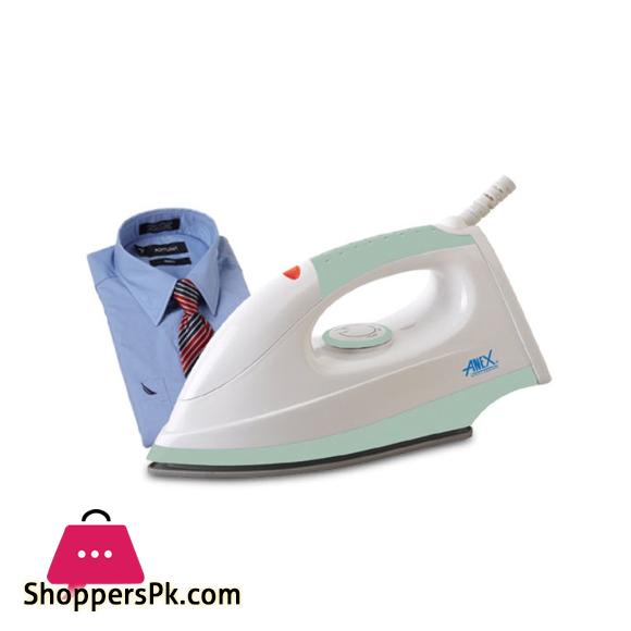 Anex Smart Dry Iron 1200W Green & White AG-2073
