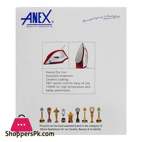 Anex Smart Dry Iron 1300W AG-2074
