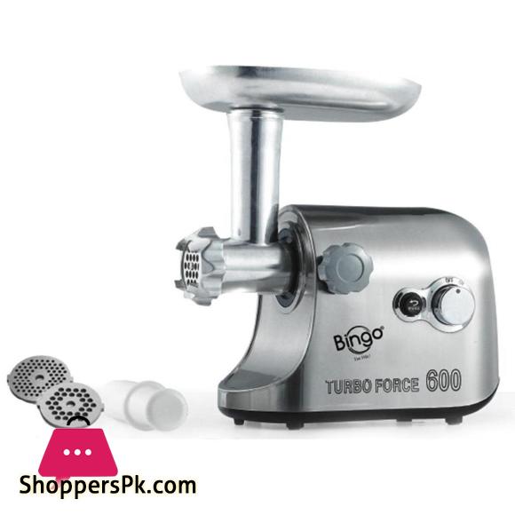 Bingo Deluxe Meat Grinder Silver MG-600