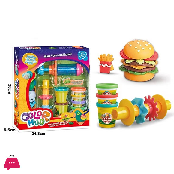 Clay Hamburg Mould DIY Tool Set Toys