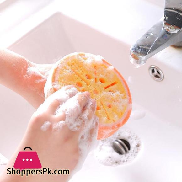 Creative Sponge Kitchen Accessories Fruit Shape Washing Dishes Sponge Cleaning Dish Remove Stains