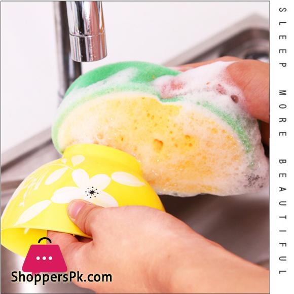 Creative Sponge Kitchen Accessories Fruit Shape Washing Dishes Sponge Cleaning Dish Remove Stains