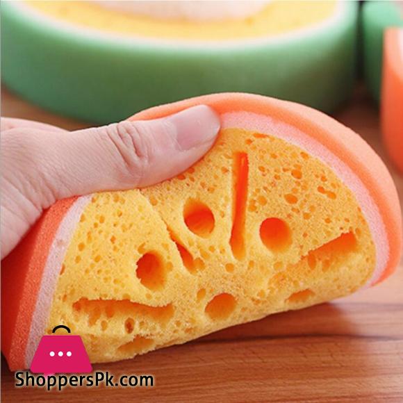 Creative Sponge Kitchen Accessories Fruit Shape Washing Dishes Sponge Cleaning Dish Remove Stains