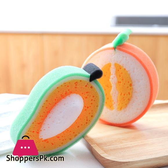 Creative Sponge Kitchen Accessories Fruit Shape Washing Dishes Sponge Cleaning Dish Remove Stains
