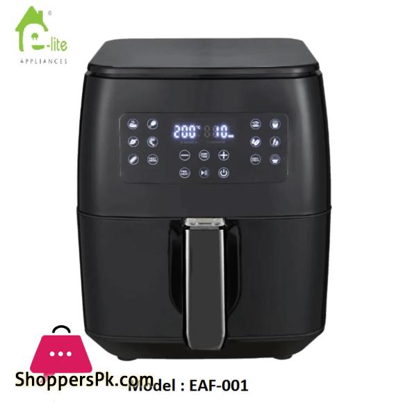 E-Lite 7L Digital Smart Air Fryer 1500W - Black EAF-001