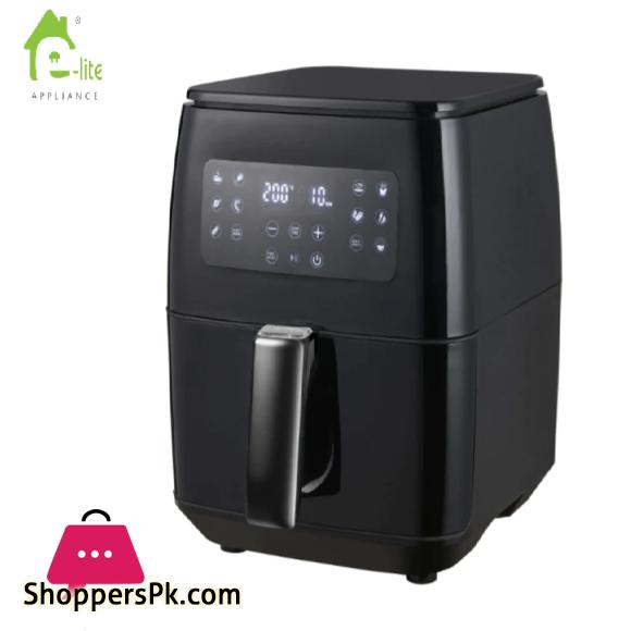 E-Lite 7L Digital Smart Air Fryer 1500W - Black EAF-001