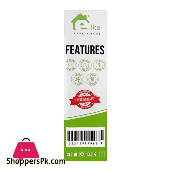 E-Lite Appliances 55W Pedestal 16 FanEPF-16