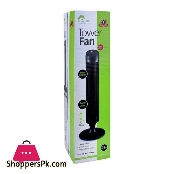 E-Lite Tower Fan 33 Inches 45W ETF-001