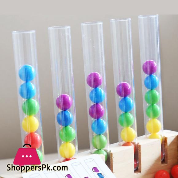 Early education Rainbow Beads Clip Clip Music Hand Eye Coordination Brain Power