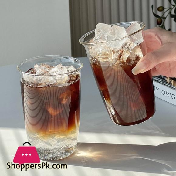 Heat-resistant Borosilicate Glass Clear Water Juice Glasses