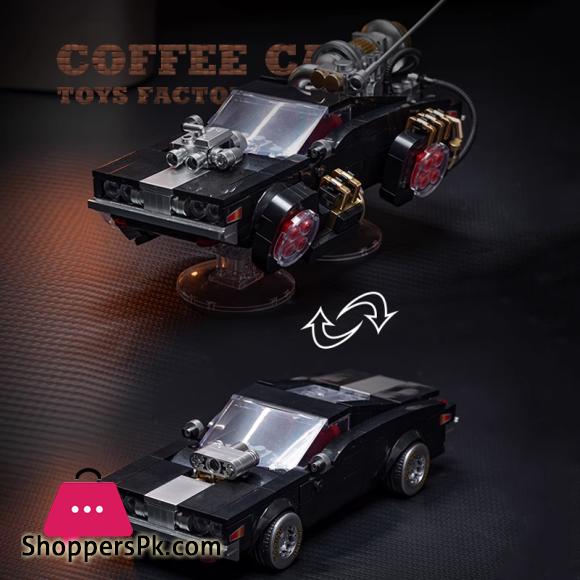 NEW High-tech Future Cars Building Blocks Model Science Fiction Vehicle Bricks 2 In 1 Racing Children Toys Adult Kids Gifts