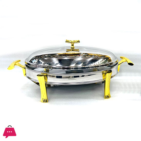 Paramount Series Food Warmer 3 Liter Silver & Gold