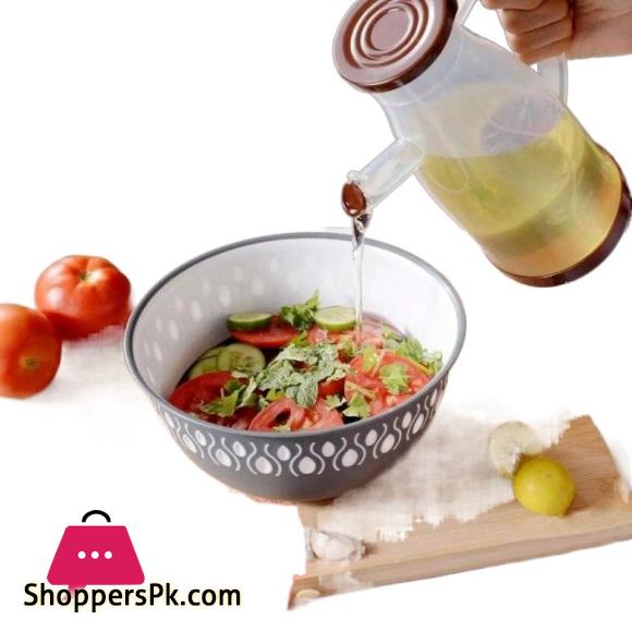 Plastic Oil Jug 1000 ML Liquid Container for Oil with Measuring Scale