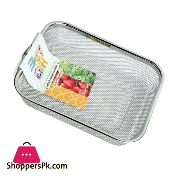 Rectangular Colander Square Colander Coarse Wire Mesh Colander Strainer Sink Drain Wash Basket