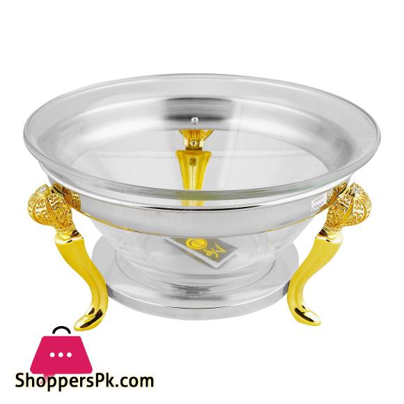 Salad Serving Bowl Set with Salad Server Spoons, SBC001GSW