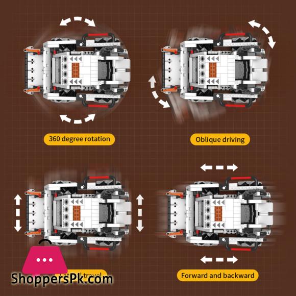 Technical Intelligent Robot Dog Forklift Loader Door frame APP Remote Control Building Blocks Bricks Programming Gift Set